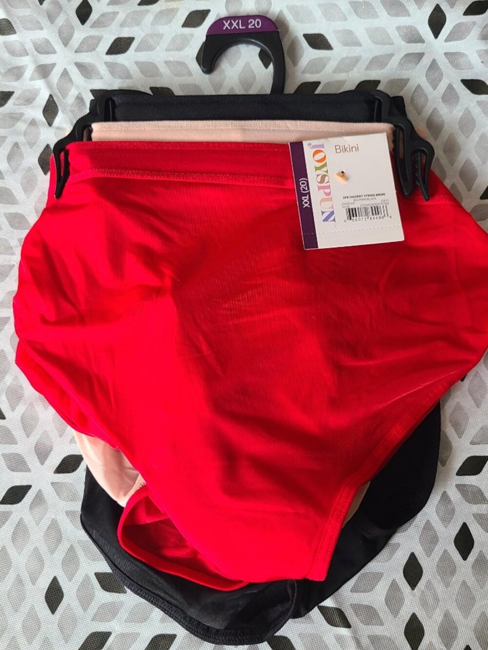 Joyspun Womens 3-pack Hosiery String Bikini Size XXL (20)